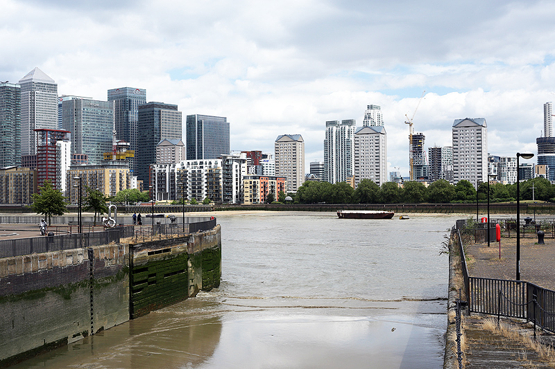 London Docklands landscape