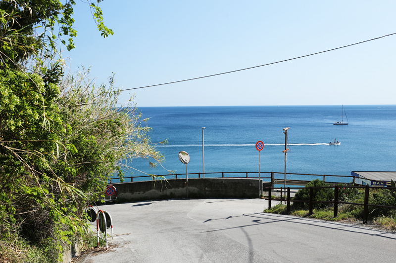 Liguria sea landscape