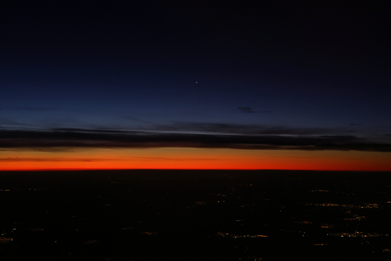 alba paesaggio aereo