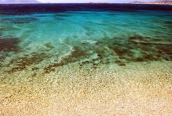 Grecia, un'isola nelle Cicladi mare trasparente estate 2006