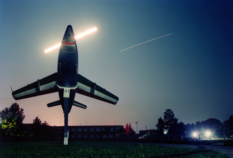 Fiat G91 by night