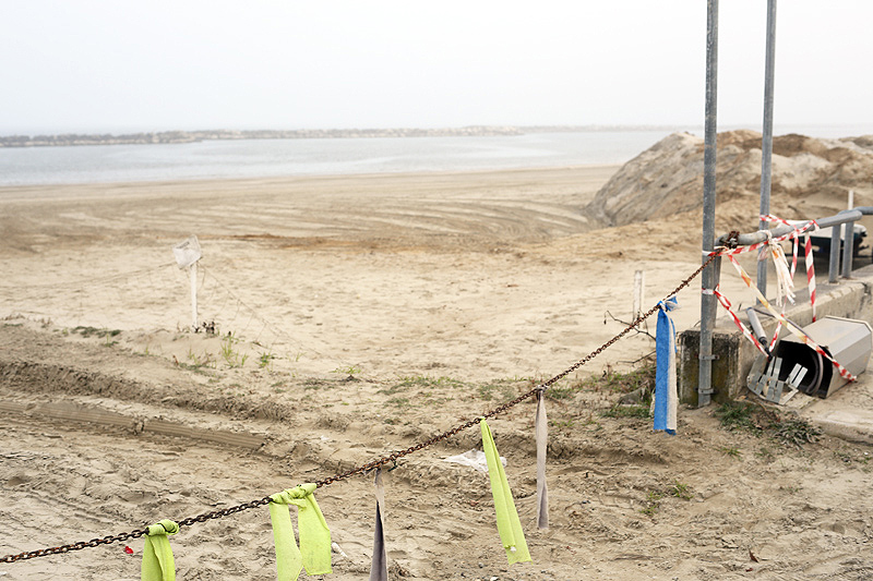 bellaria (rimini) on winter