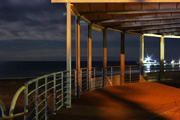 lignano pineta by night sea