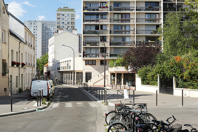 Paris pendant l't, exploration urbaine, 20me arrondissement