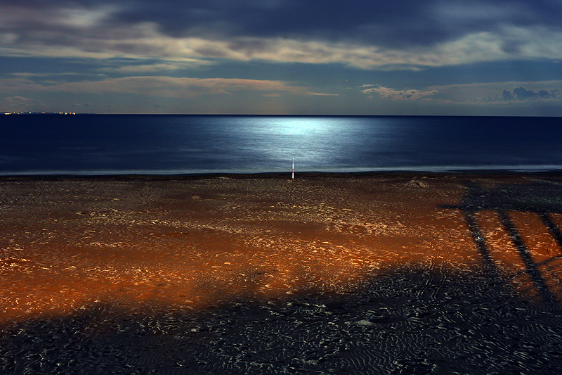 night adriatic landscape