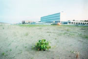 Cesenatico, desert beach and architecture