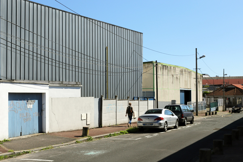 Paris paysage urbain entre Montreuil et Saint Mand