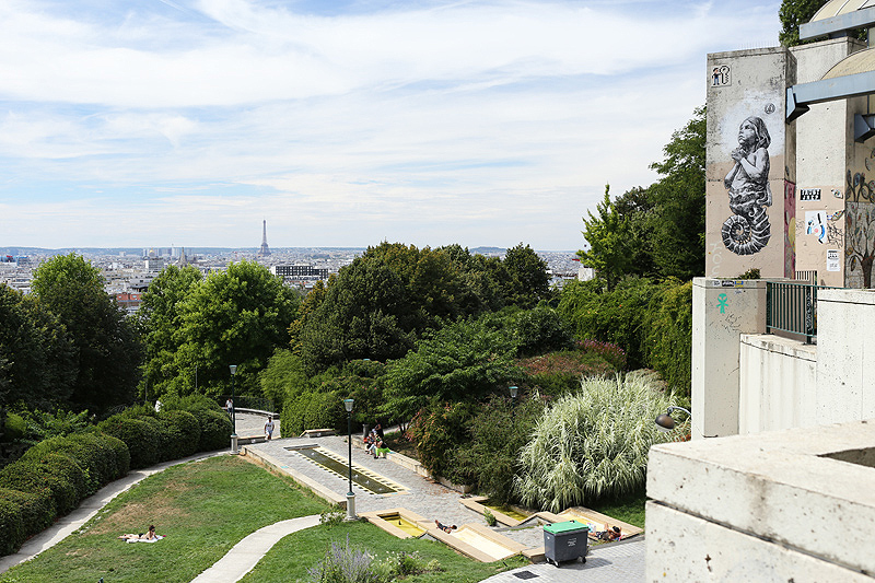 vue depuis le parc de Belleville