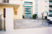 jesolo buildings beach winter