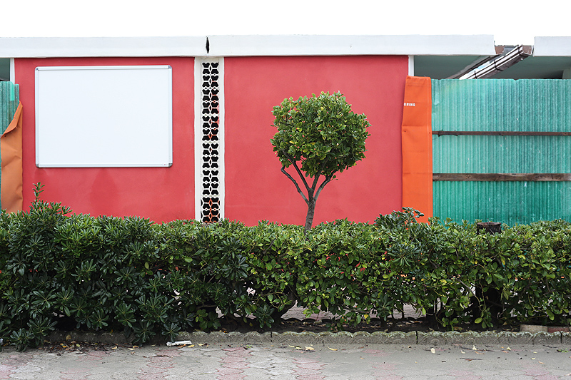 fotografia paesaggio italiano stabilimenti balneari Cervia