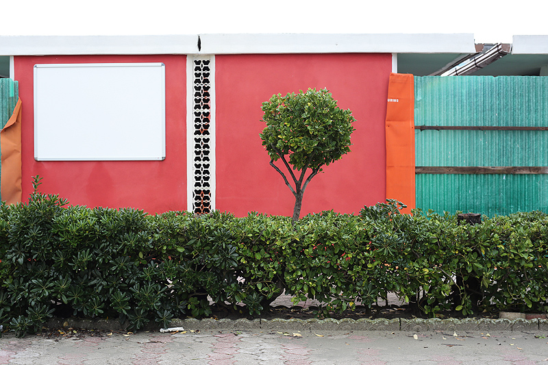 fotografia paesaggio italiano stabilimenti balneari Cervia