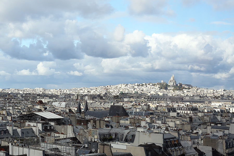 view of parsi from centre pompidous beaubourg