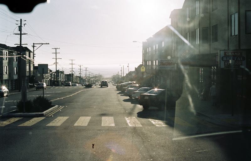 Strada deserta a San Francisco CA