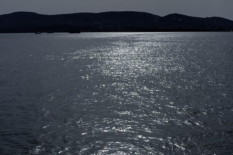 From Paros to Antiparos sea