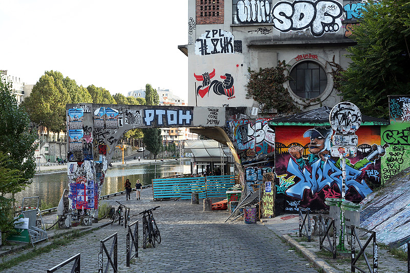 Paris - Point ephemere on summer