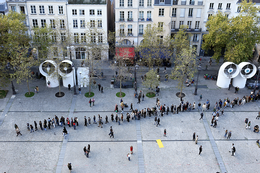 parvis beaubourg place centre pompidou