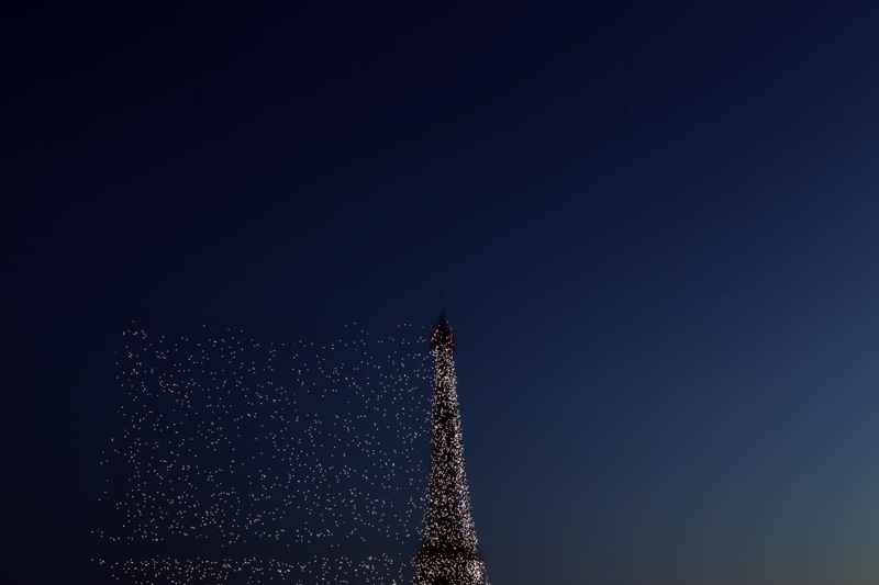 Paris - Tour Eiffel étoiles - clignotte