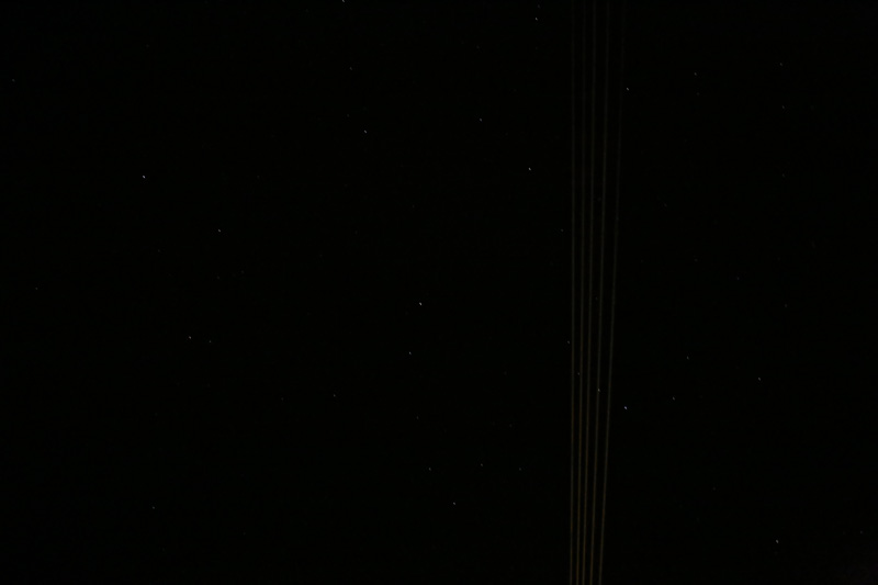 Small Cyclades, night sky