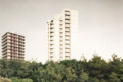 Lignano Pineta, skyscrapers