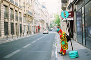 il centro di parigi al mattino