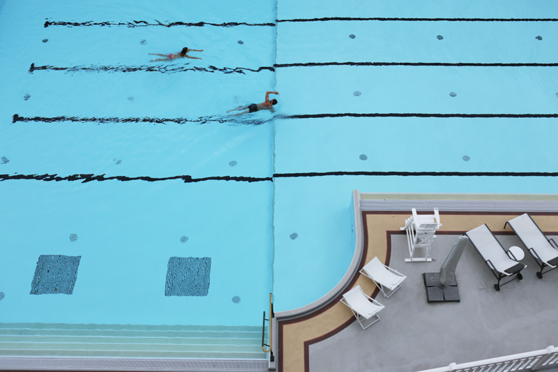 Paris - vue de la piscine Molitor