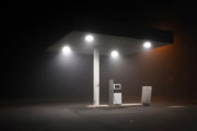 Gas Station going to the Sea