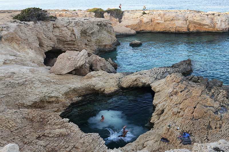 Small Cyclades, natural swimming-pool