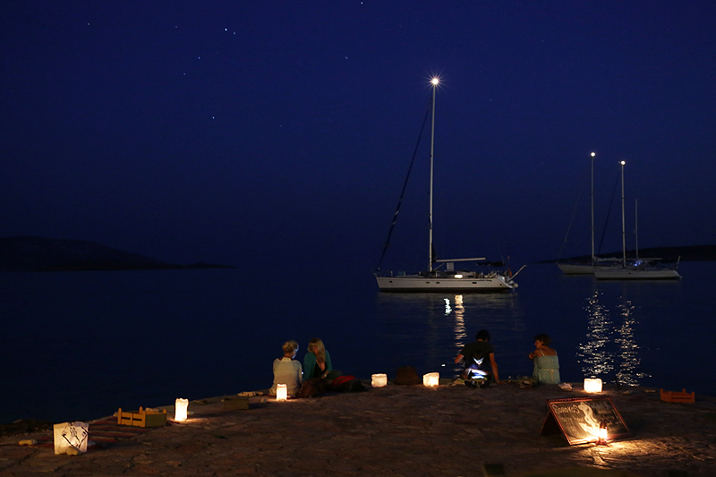 Small Cyclades, blue hours