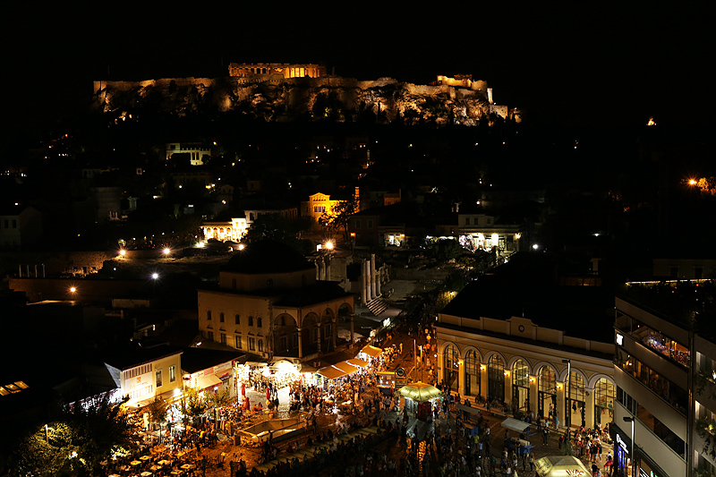 Athens, view from A for Athens