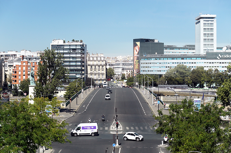 Paris vue de la Maison de la radio et de la musique