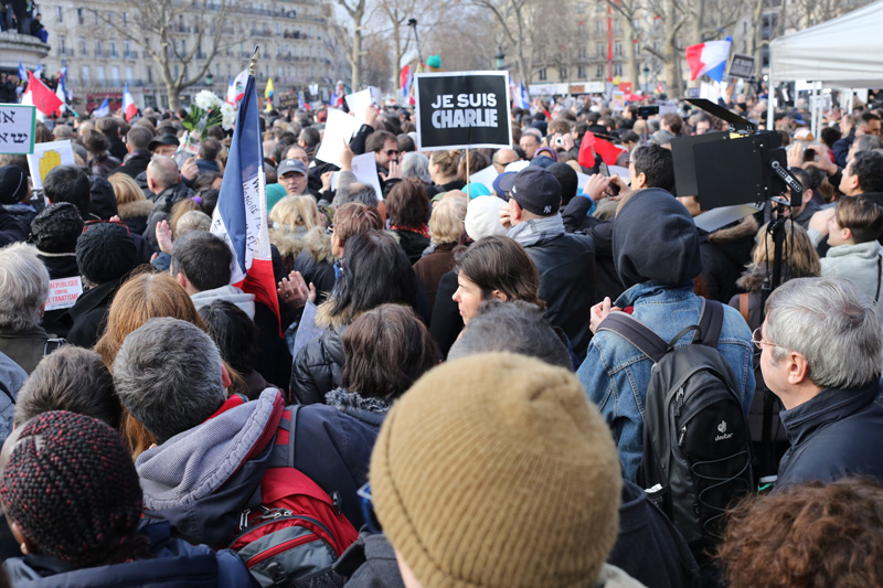 Manifestation Paris contre le terrorisme Charlie Hebdo