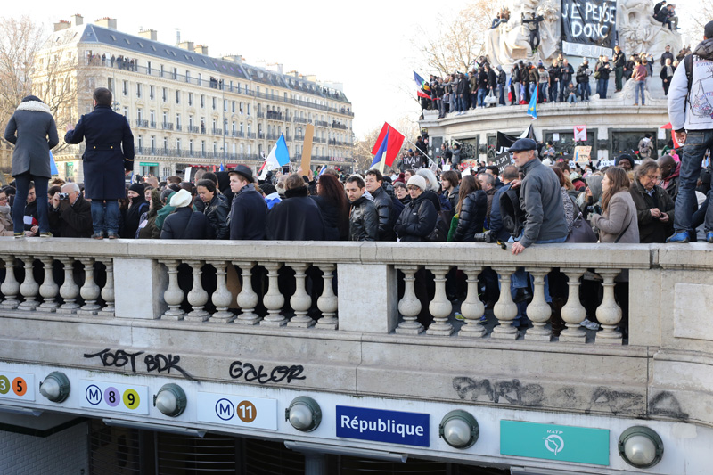 Marche Paris 11 janvier 2015 la foule