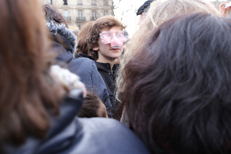 Photo Marche Paris 11 janvier les jeunes