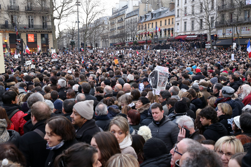 Crowd Paris January 11, 2015