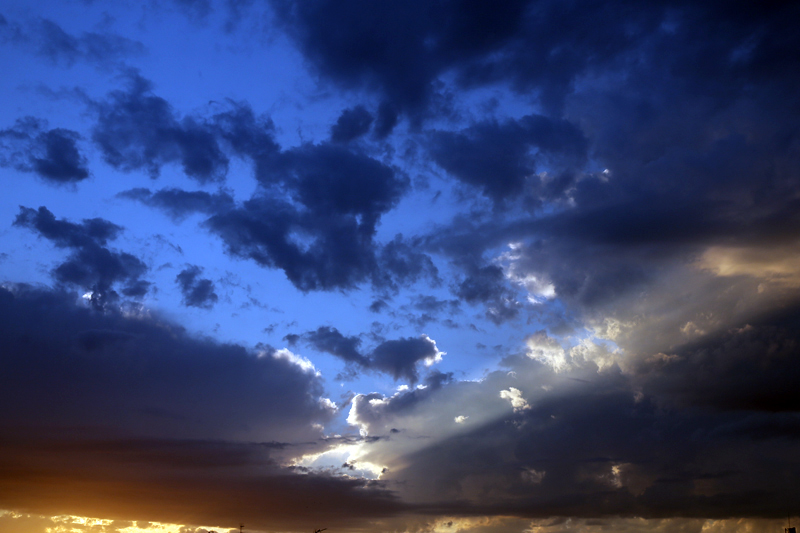 cielo limpido dopo la tempesta a parigi