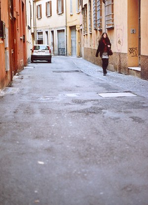 bologna, september 2009, town center street