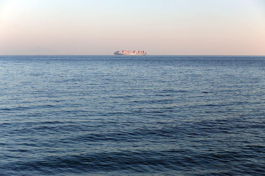 italian contemporary photography cargo ships, container ships