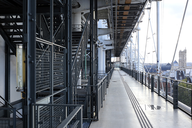 centre pompidou, beaubourg lavori di rinnovo