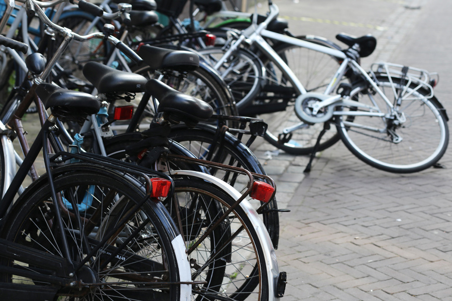 amsterdam bikes contemporary photography