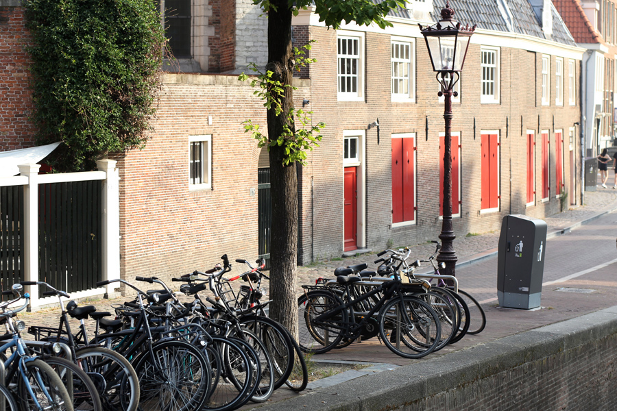 amsterdam in early morning sunlight