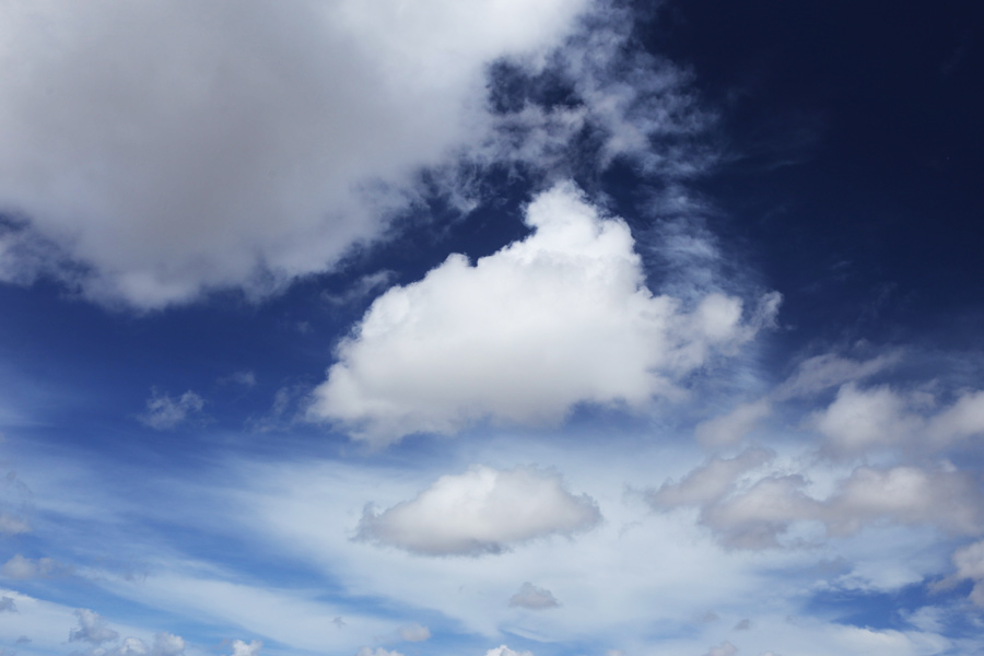 blue sky and clouds in malta