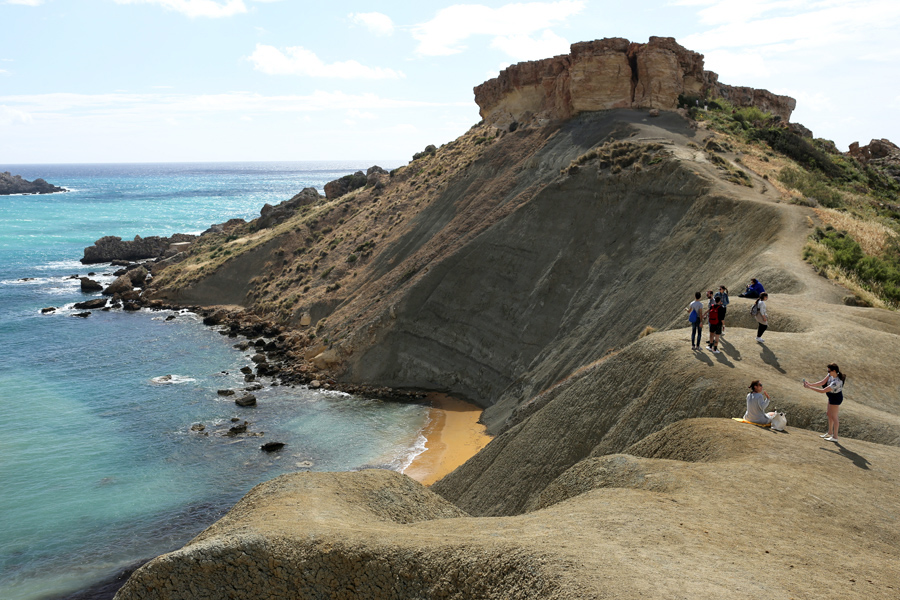 malta ghajn tuffieha view