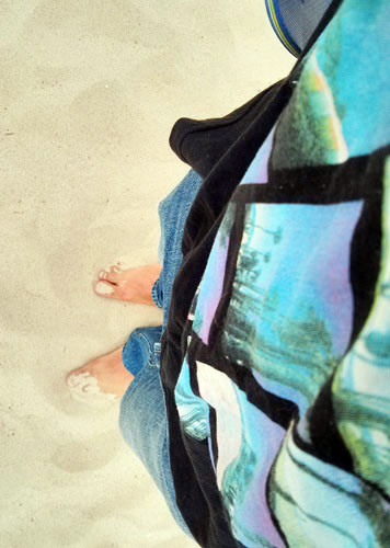 estate 2013 autoscatto piedi nella sabbia