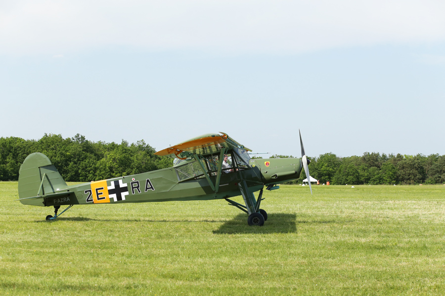 ferte alais, le temps des helices 2023, Fieseler Storch Fi-156 (F-AZRA