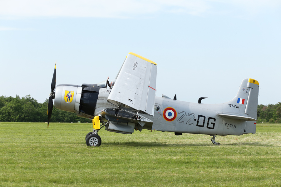 ferte alais, le temps des hélices, Douglas AD-4N Skyraider (F-AZFN)