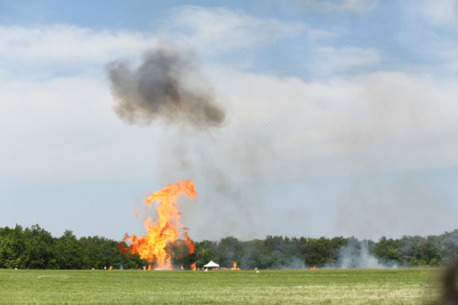 ferte alais, aérodrome de La Ferté-Alais, les effets spéciaux