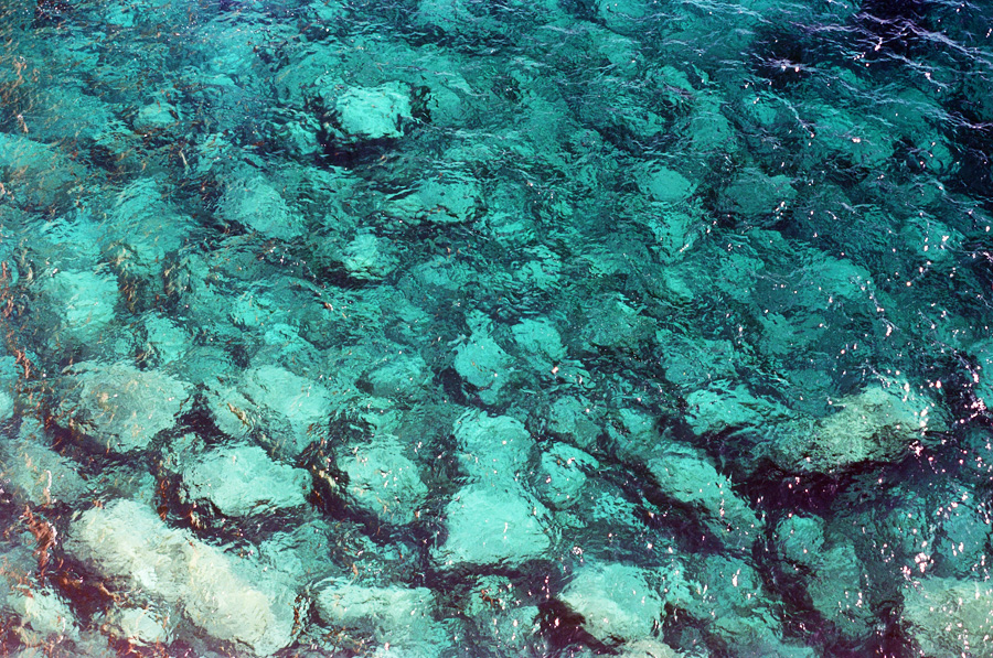 formentera, acqua cristallina fondale a punta rasa