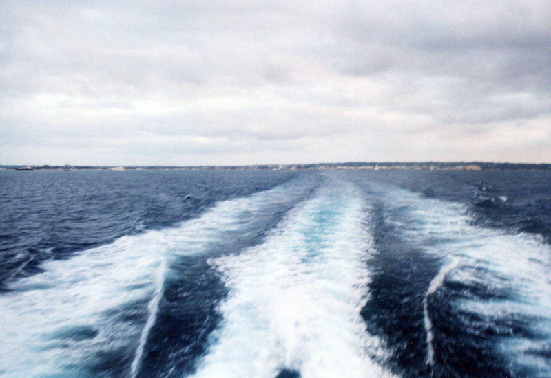 Formentera La Savina. Sul traghetto da Formentera a Ibiza