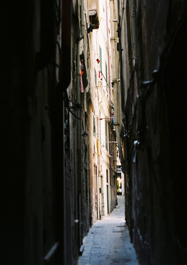 Liguria, Italy. Near the port of Genova, carrugi