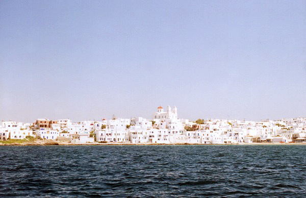 arrival in Paros, Parikia, Small Cyclades